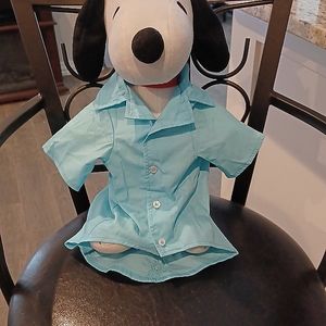 New, never worn Woof and Whiskers Doggie Guayabera